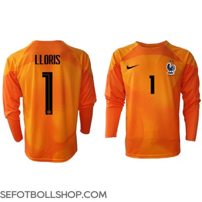 Billiga Frankrike Hugo Lloris #1 Målvakt Hemma fotbollskläder VM 2022 Långärmad